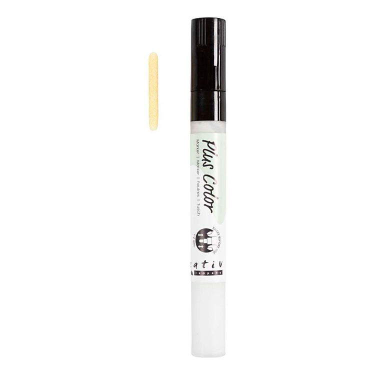 Marqueur de couleur Plus, l : 14,5 cm, largeur de trait 1-2 mm, blanc cassé, 5,5 ml, 1 pièce