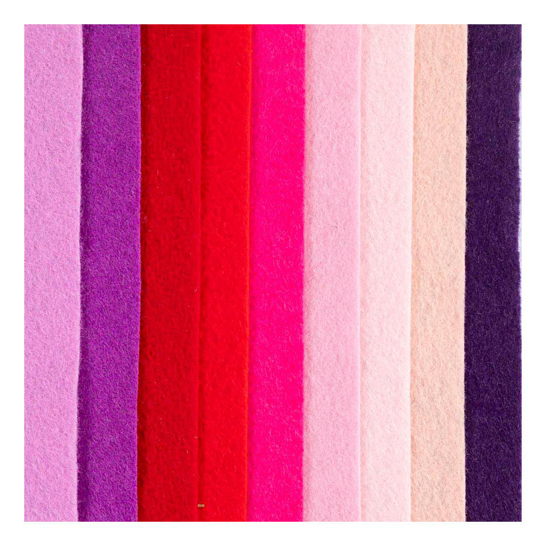 Creativ company hobby feutre, a4, feuille 210x297 mm, épaisseur 2 mm, harmonie rose violet, 10 pièces 1 boîte