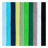 Creativ company hobby feutre, a4, feuille 210x297 mm, épaisseur 2 mm, harmonie bleu vert, 10 pièces 1 boîte - afbeelding 3
