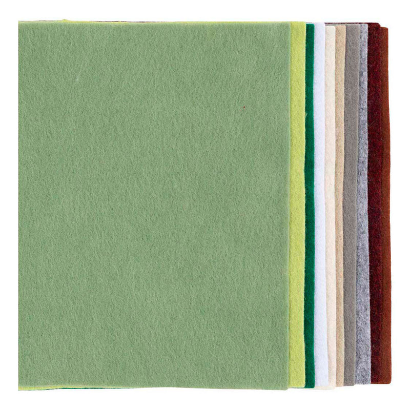 Creativ company feutre de loisir, a4, feuille 210x297 mm, épaisseur 2 mm, naturel, 10 pièces 1 boîte