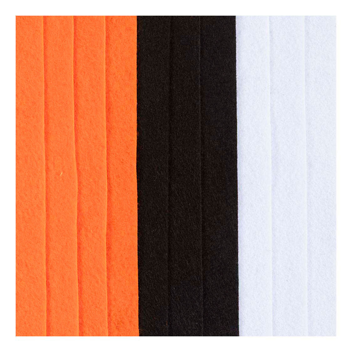 Creativ company feutre de loisirs, a4, feuille 210x297 mm, épaisseur 2 mm, couleurs d'Halloween, 10 pièces 1 boîte