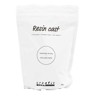 Creativ company moulage en résine, blanc, 800 gr 1 boîte