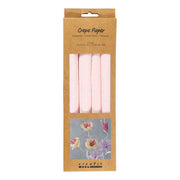 Papier crépon Creativ company, feuille 25x60 cm, taux de crêpe : 180%, 105 gr, rose clair, 4 feuilles 1 boîte - afbeelding 2