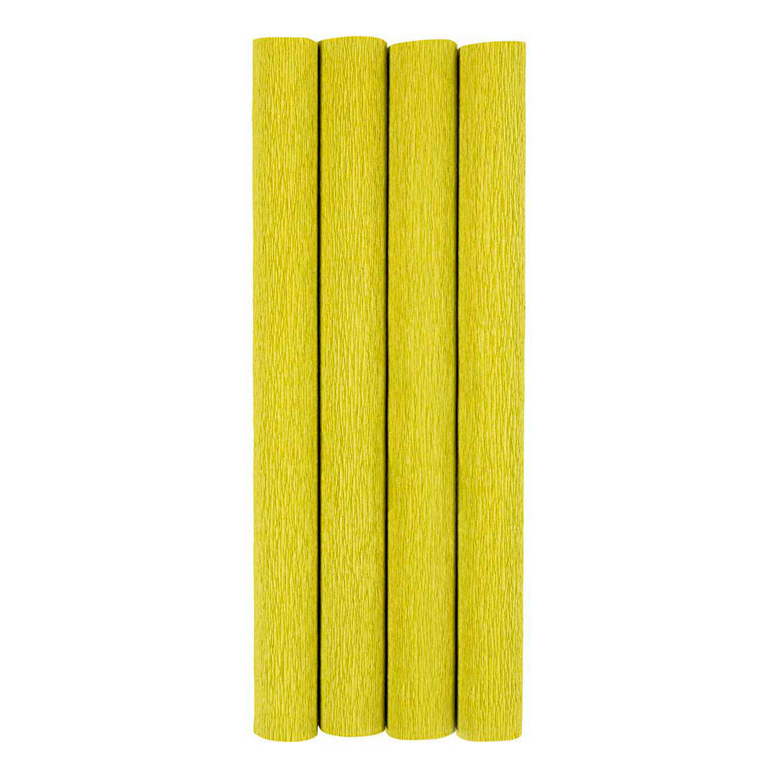 Papier crépon Creativ company, feuille 25x60 cm, taux de crêpe : 180%, 105 gr, vert clair, 4 feuilles 1 boîte