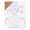 Creativ company toile de peinture avec impression, bouquet dans un vase, d: 1,6 cm, taille 24x30 cm, 360 g, 1 pièce