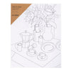 Creativ company toile à peindre avec impression, table de petit déjeuner, d: 1,6 cm, dimensions 24x30 cm, 360 gr, 1 pièce