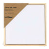 Creativ company Toile tendue avec cadre, dim. 15,8x15,8 cm, 280 g, blanc, 1 pièce