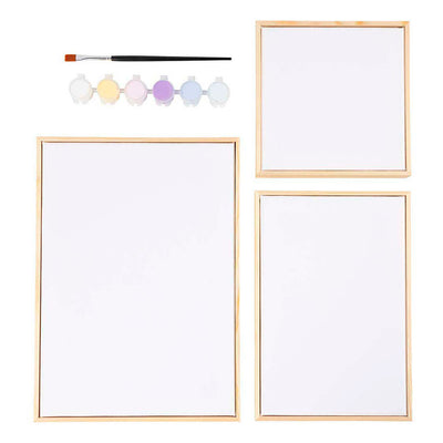 Creativ company mélange de toile tendue, couleurs pastel, 1 boîte