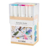 Stylo à dessin Creativ company, largeur de trait 1+8 mm, couleurs pastel, couleurs standard, 24 pièces 1 boîte