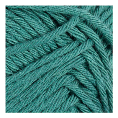Fil de coton Creativ company, taille 8 8, l: 80-85 m, pétrole, 50 gr 1 pelote
