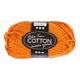Fil de coton Creativ company, taille 8 8, l : 80-85 m, orange, 50 g 1 pelote