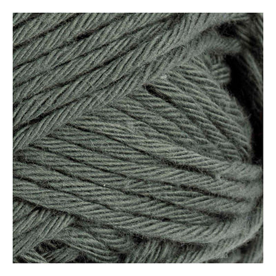 Fil de coton Creativ company, taille 8 8, l : 80-85 m, gris, 50 g 1 pelote