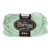 Fil de coton Creativ company, taille 8 8, l : 80-85 m, vert menthe, 50 g 1 pelote