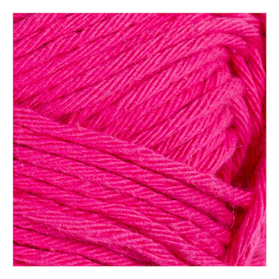 Fil de coton Creativ company, taille 8 8, l : 80-85 m, rose, 50 g 1 pelote