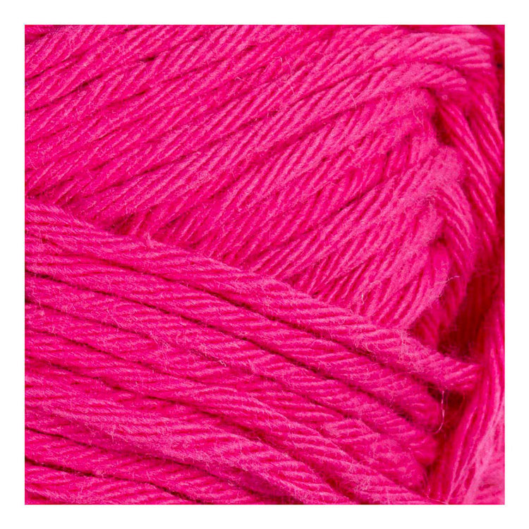 Fil de coton Creativ company, taille 8 8, l : 80-85 m, rose, 50 g 1 pelote