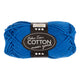 Fil de coton Creativ company, taille 8 8, l : 80-85 m, bleu cobalt, 50 g 1 pelote
