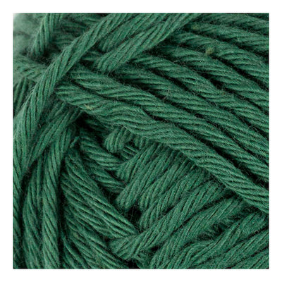 Fil de coton Creativ company, taille 8 8, l : 80-85 m, vert foncé, 50 g 1 pelote