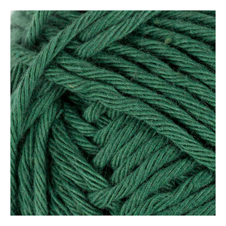 Fil de coton Creativ company, taille 8 8, l : 80-85 m, vert foncé, 50 g 1 pelote