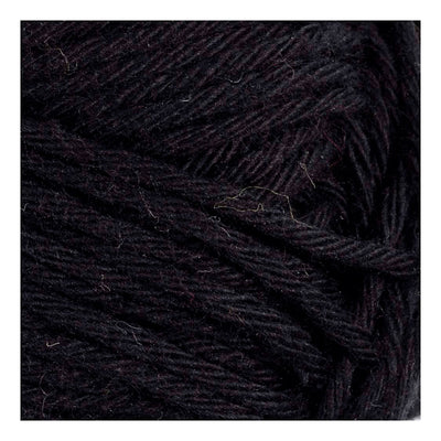 Fil de coton Creativ company, taille 8 8, l : 80-85 m, noir, 50 g 1 pelote