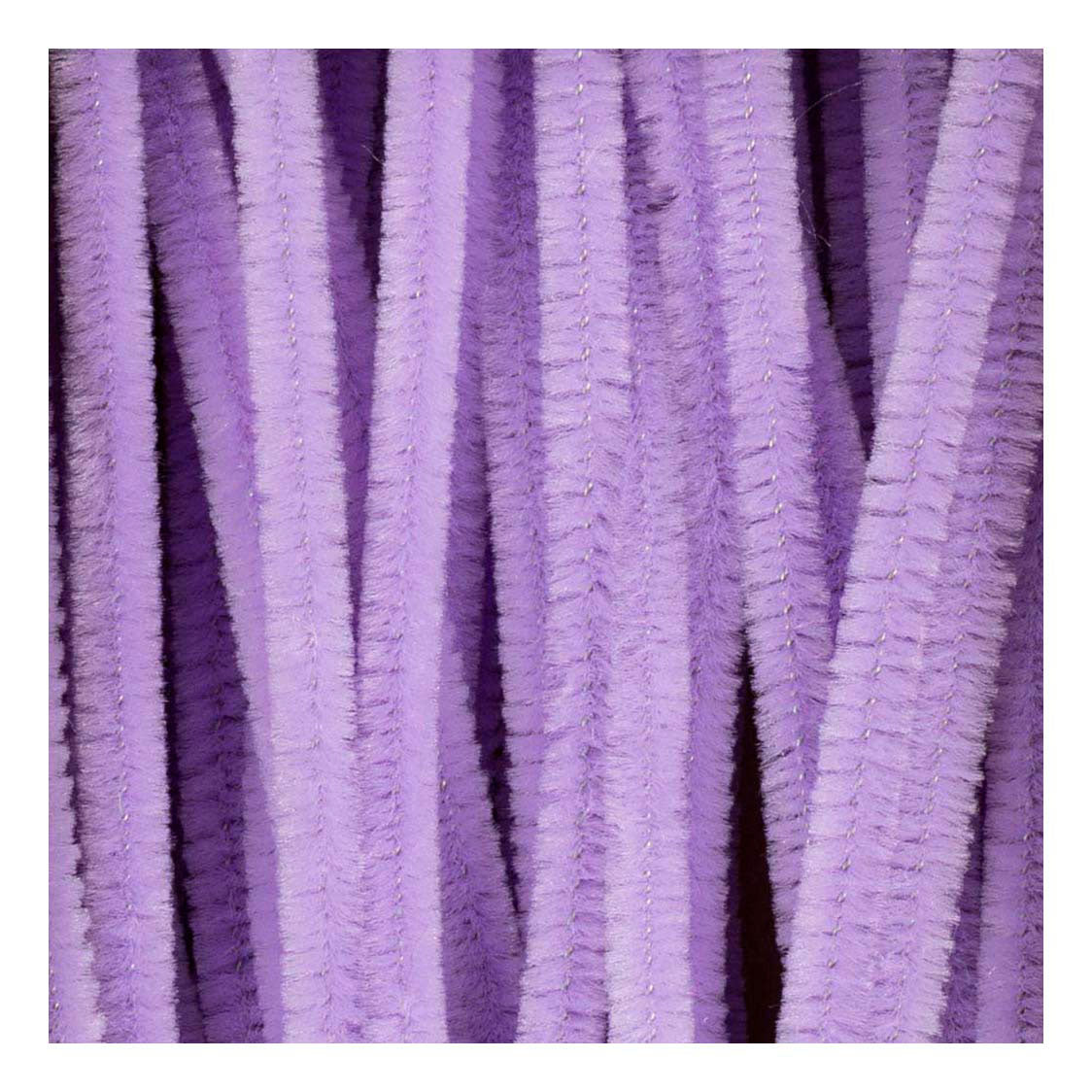 Creativ company chenille, l: 30 cm, épaisseur 6 mm, violet, 50 pièces 1 boîte