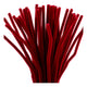 Creativ company chenille, l: 30 cm, épaisseur 6 mm, rouge foncé, 50 pièces 1 boîte