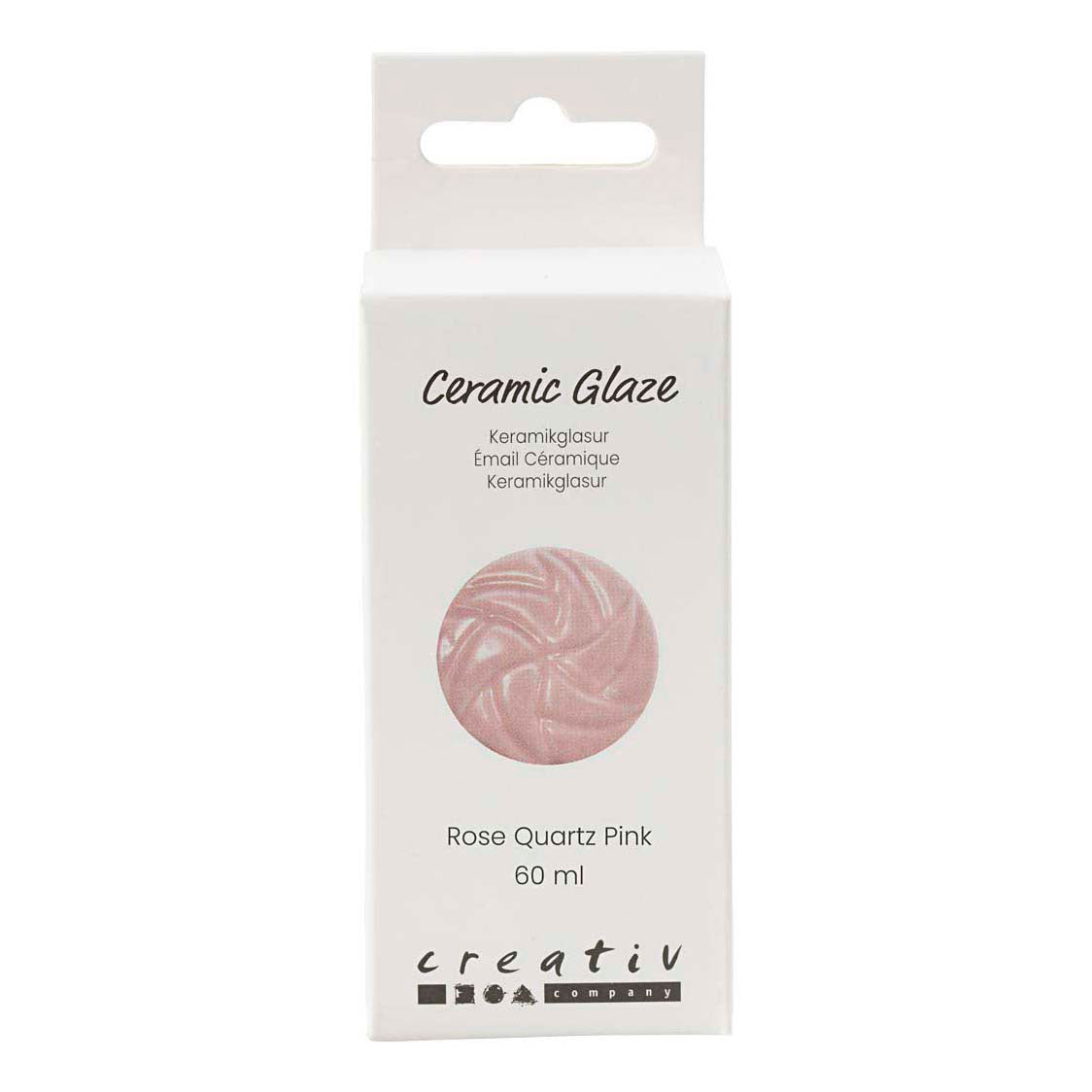 Creativ company vernis céramique 984-1101 c rose opaque - 60ml