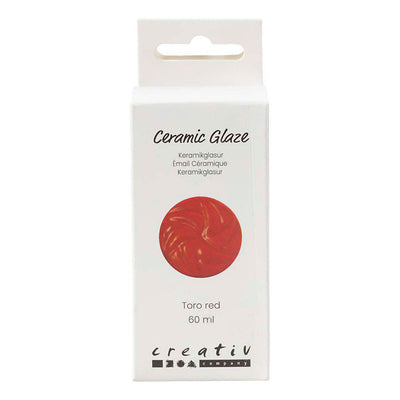 Creativ company vernis céramique 984-1101 c rouge toro opaque - 60ml