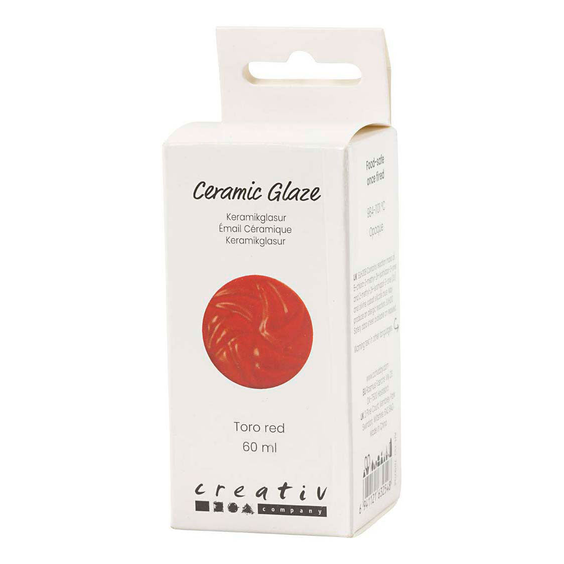 Creativ company vernis céramique 984-1101 c rouge toro opaque - 60ml