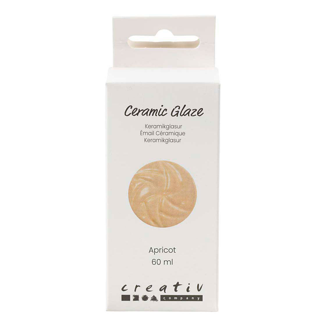 Creativ company vernis céramique 984-1101 c abricot opaque - 60ml