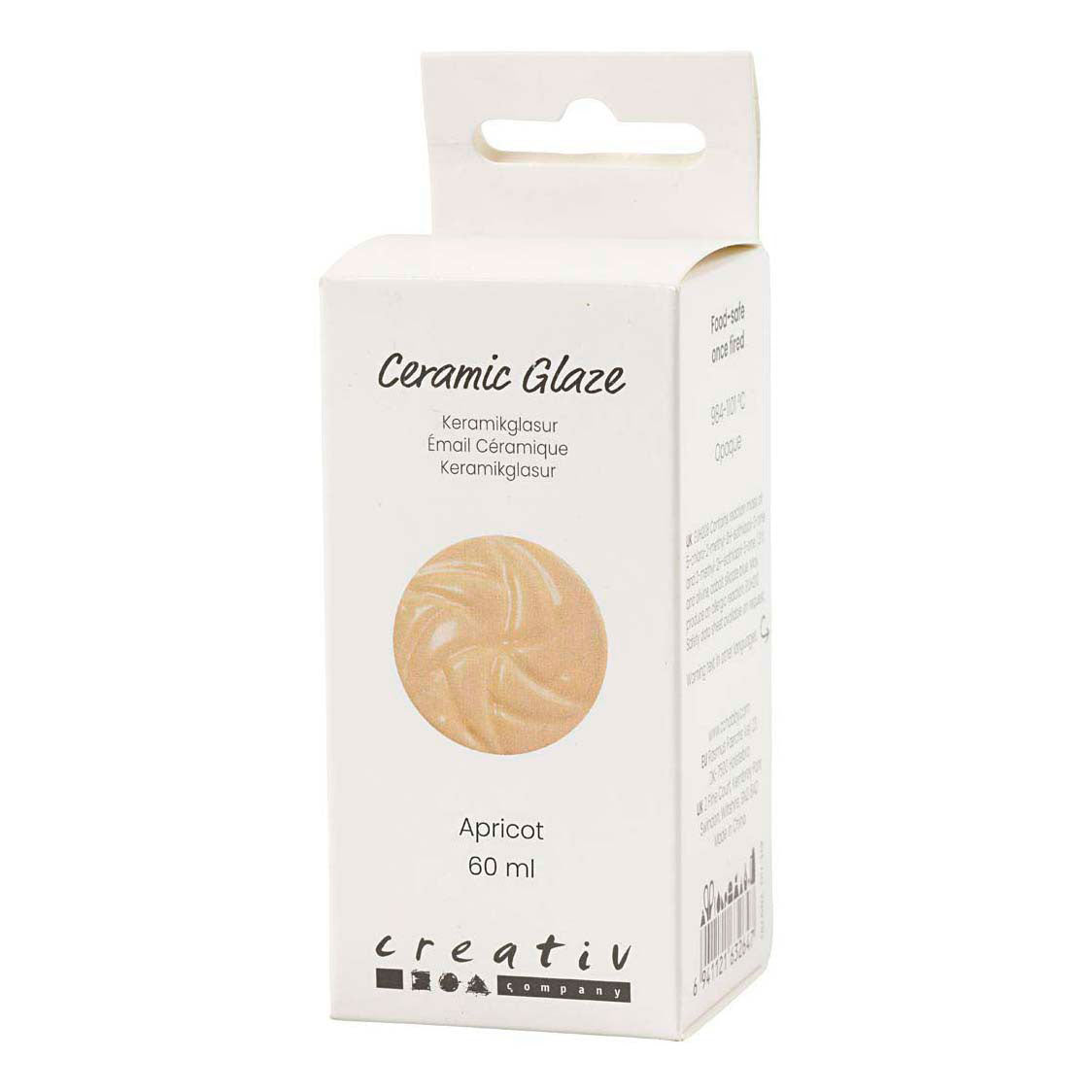 Creativ company vernis céramique 984-1101 c abricot opaque - 60ml