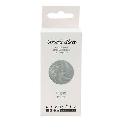 Vernis céramique Creativ company, 984-1101 °c, opaque, gris art, 60 ml 1 flacon