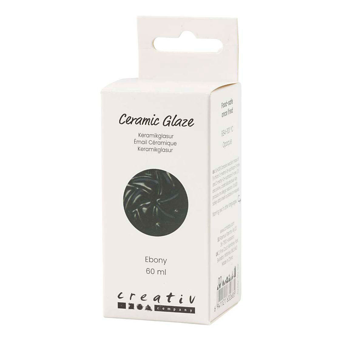 Creativ company vernis céramique 984-1101 c ébène opaque - 60ml