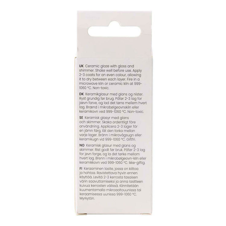 Creativ company vernis céramique moucheté, 999-1060 °c, opaque, bleu par vous, 60 ml 1 flacon