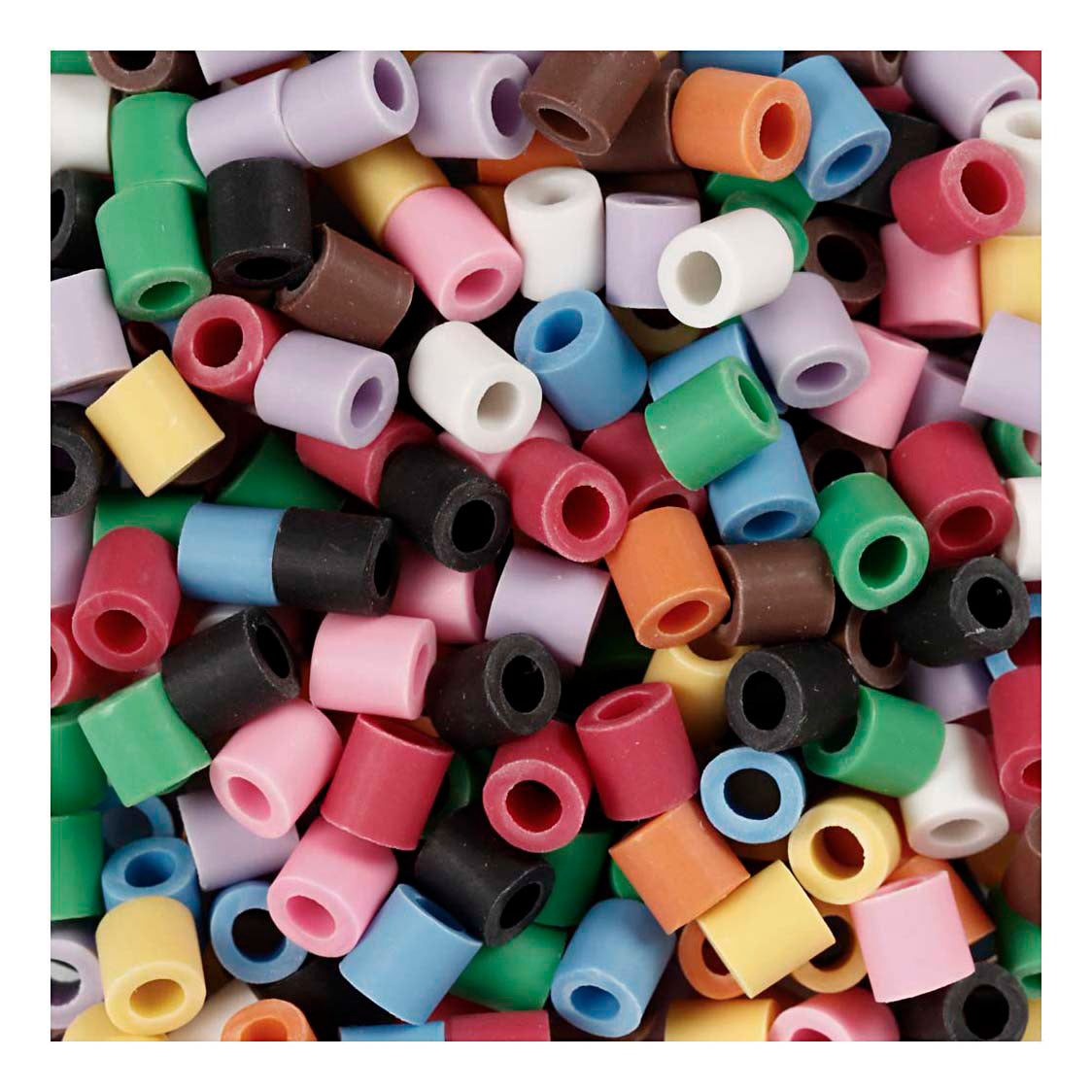 Creativ company nabbi biobeads 5x5mm différentes couleurs - 3000 pcs.