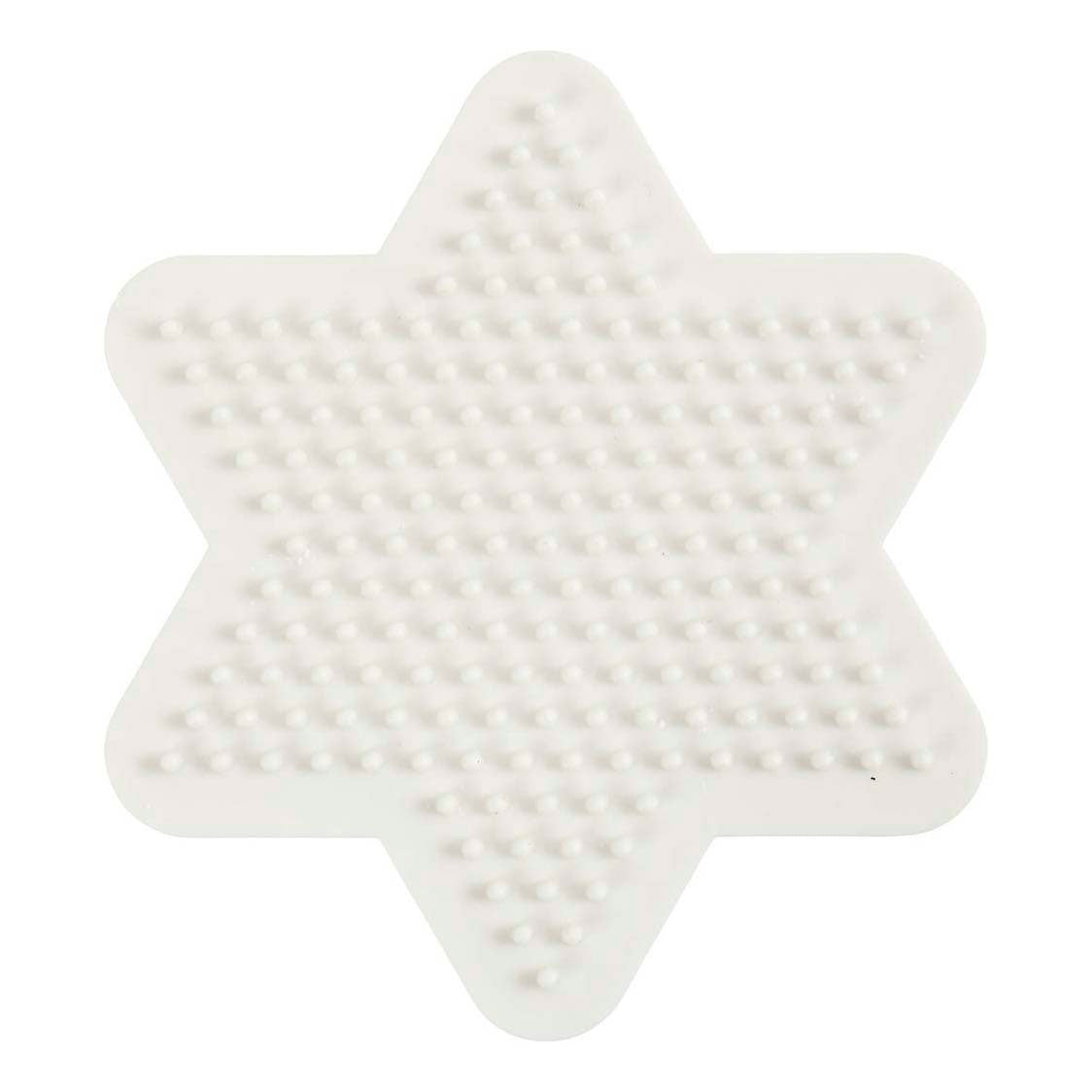 Plaque de base Nabbi biobeads, étoile, taille 9,8x9,8 cm, moyenne, 1 pièce
