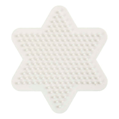 Plaque de base Nabbi biobeads, étoile, taille 9,8x9,8 cm, moyenne, 1 pièce
