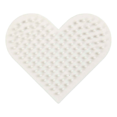 Plaque de base Nabbi biobeads, petit cœur, taille 7x8,5 cm, moyen, 1 pièce