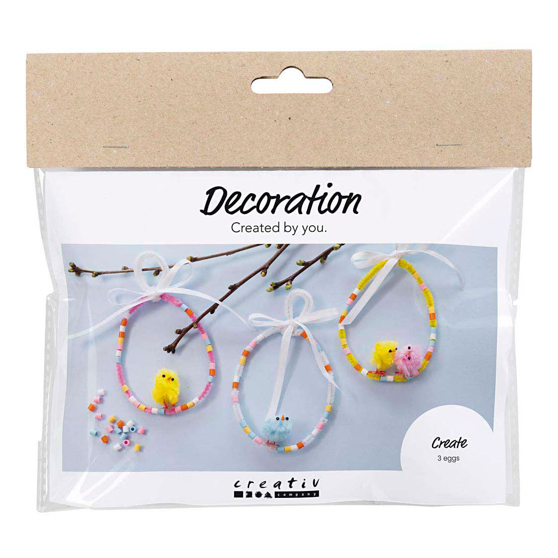 Creativ company mini hobby set décoration, différentes couleurs, 1 boîte