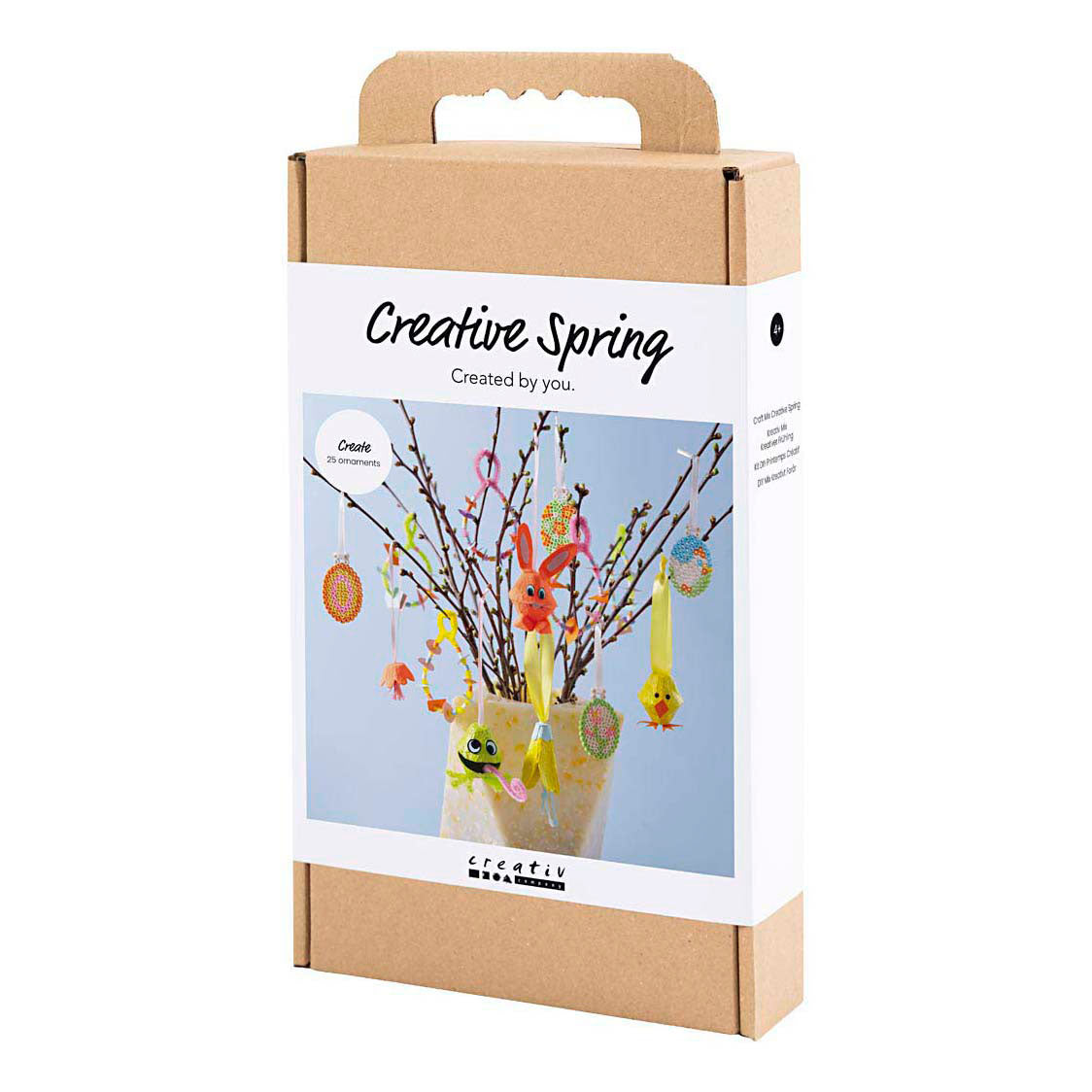Creativ company boîte créative printemps créatif, différentes couleurs, 1 boîte