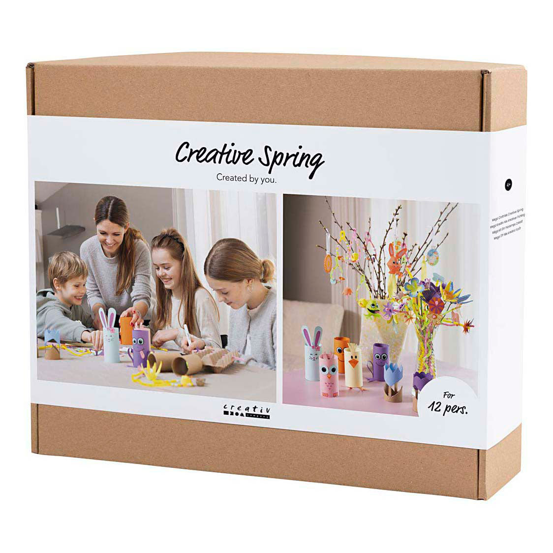 Groupe d'entreprises Creativ set printemps créatif, couleurs printanières, 1 boîte