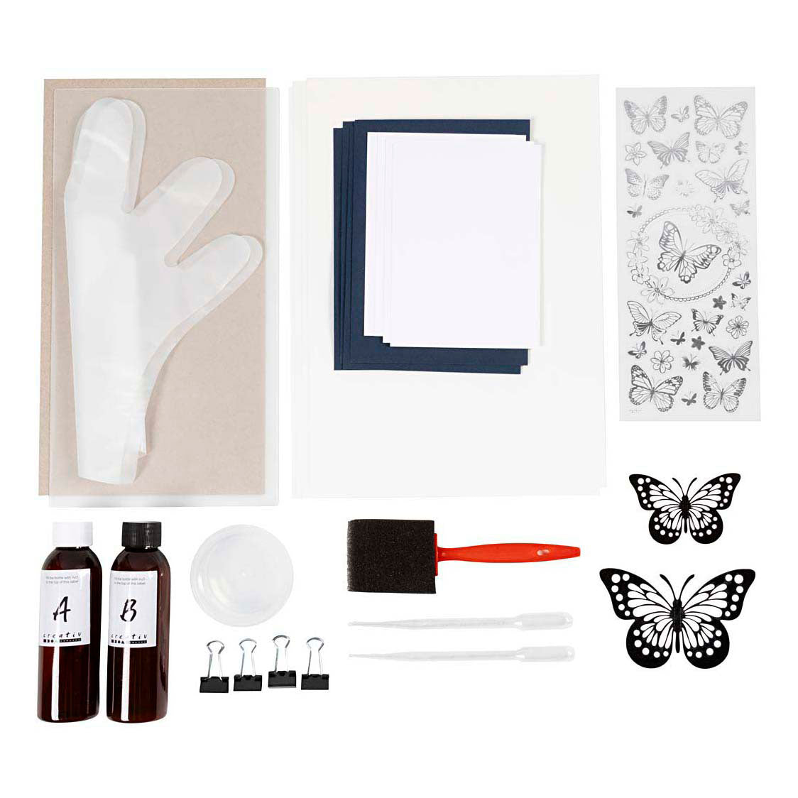 Creativ company hobby set cyanotype, bleu, 1 boîte