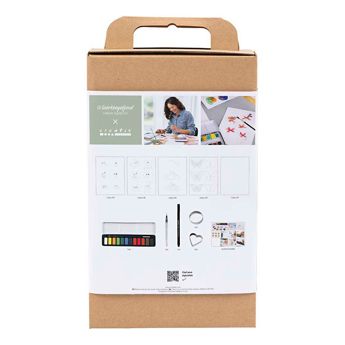 Creativ company hobby set aquarelle, 1 boîte