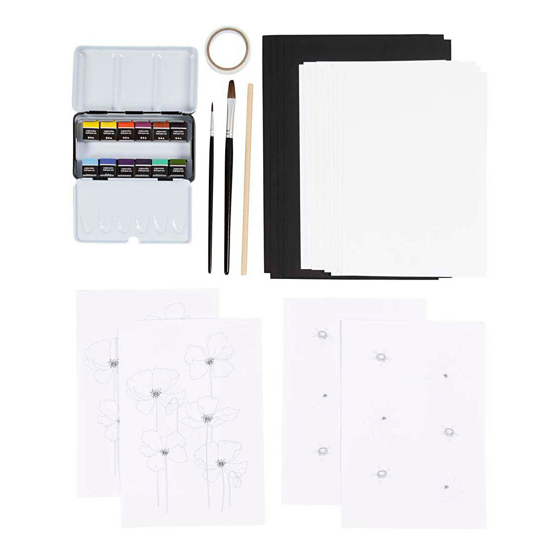 Creativ company hobby set aquarelle, 1 boîte