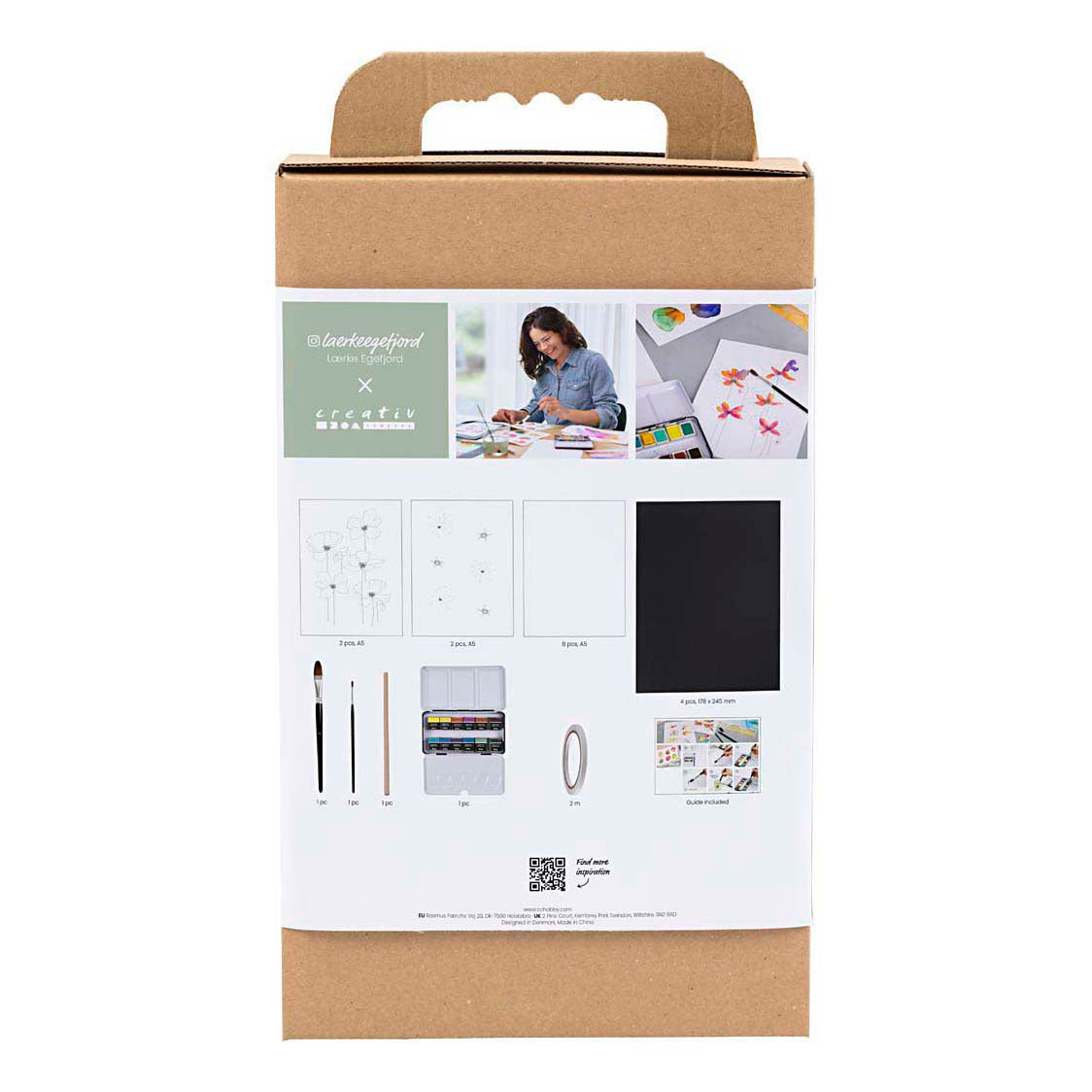 Creativ company hobby set aquarelle, 1 boîte