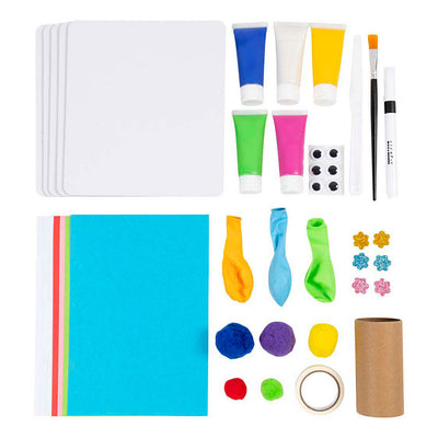 Ensemble de loisirs créatifs pour la peinture de l'entreprise Creativ, différentes couleurs, 1 boîte