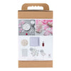 Creativ company kit de fabrication de savon, fleurs, rose, 1 boîte