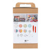 Creativ company hobby set modelage, fleurs, couleurs pastel, 1 boîte
