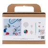 Creativ company mini hobby set sculpture, robot, bleu, gris, rouge, 1 boîte