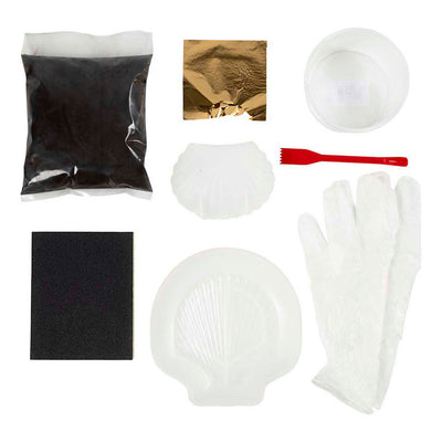 Creativ company hobby set résine moulage, moule, noir, or, 1 boîte