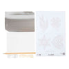 Creativ company mini hobby set décoration, décoration de Noël, métal argenté, 1 boîte
